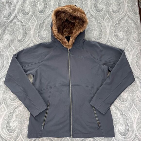 Womens Marmot Fur Jacket - Picture 1 of 3